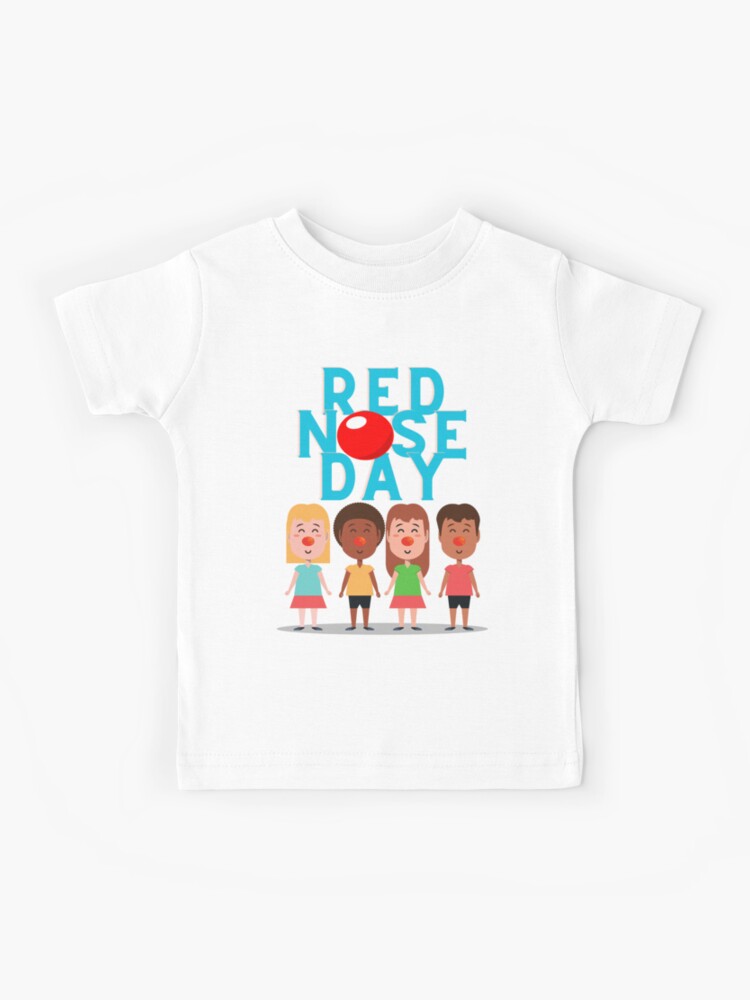 kids red nose t shirt