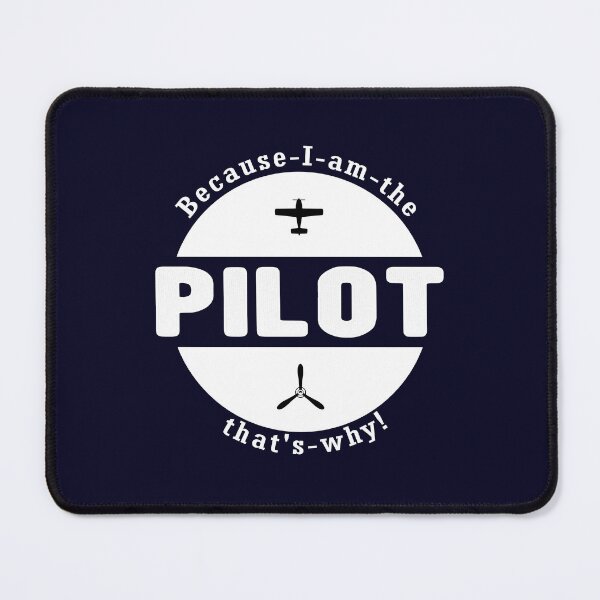 Item preview, Because I am the Pilot - Vintage Pilot Gift designed and sold by FouDeeziner.