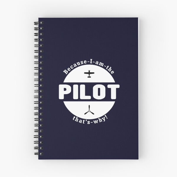 Item preview, Because I am the Pilot - Vintage Pilot Gift designed and sold by FouDeeziner.