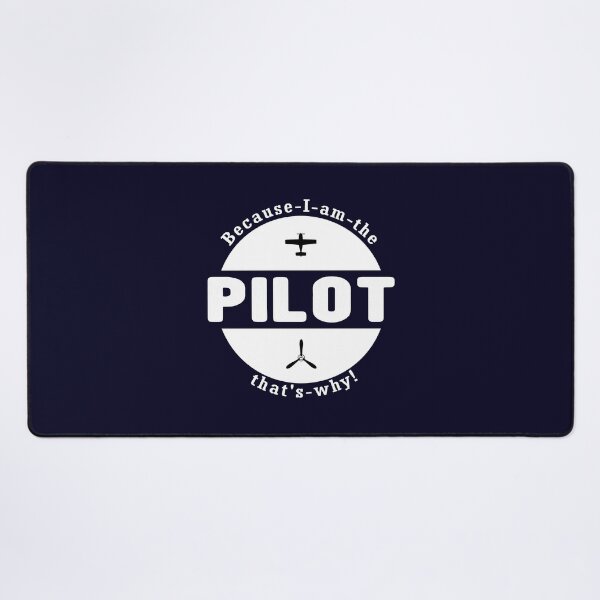 Item preview, Because I am the Pilot - Vintage Pilot Gift designed and sold by FouDeeziner.