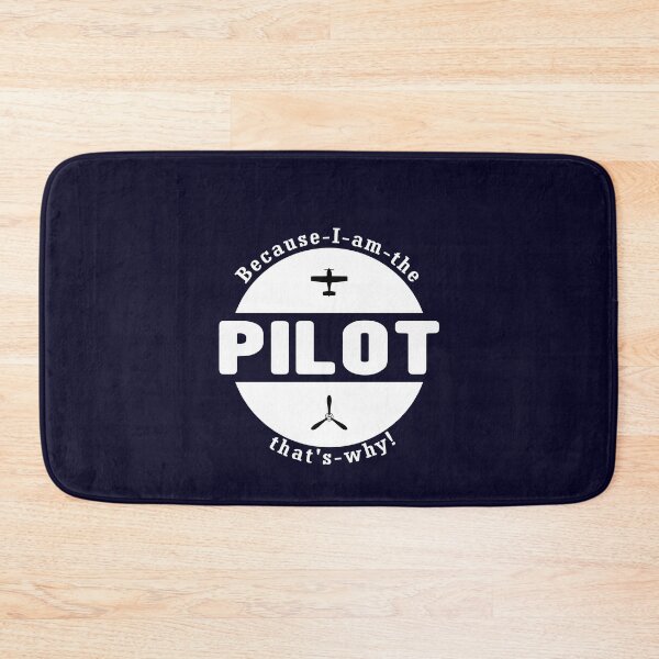Item preview, Because I am the Pilot - Vintage Pilot Gift designed and sold by FouDeeziner.