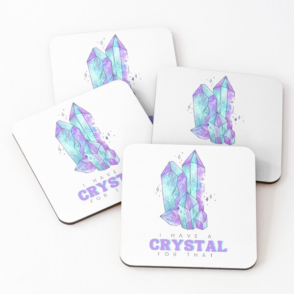 Item preview, I Have A Crystal For That (Beautiful Blue Purple) Watercolour Crystal designed and sold by GoldustDesigns.