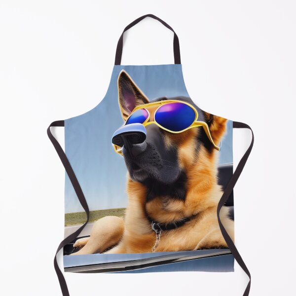 Item preview, Dog wearing Sunglasses. German Shepherd wearing Sunglasses designed and sold by Doggymadness.