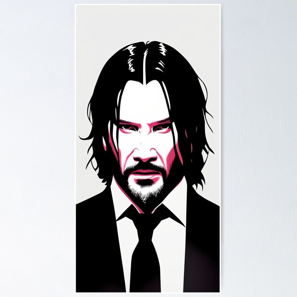 Artikel-Vorschau von John Wick - fan art, designt und verkauft von Bernd Friese.