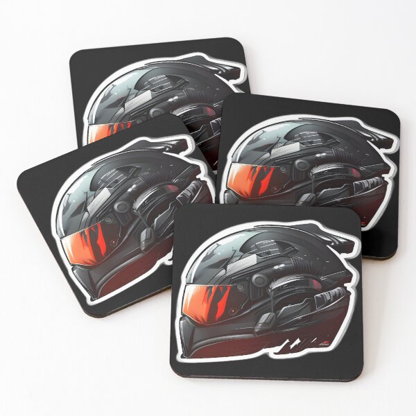 Item preview, Super Bike Aggressive Looking Helmet designed and sold by beluxe.