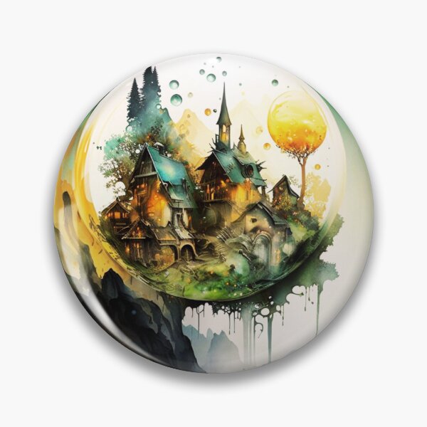 Item preview, Elvish Haven: A Vibrant, Mixed-Media Tribute to the Enchanting World of Elves designed and sold by GraphicTeesCo-.