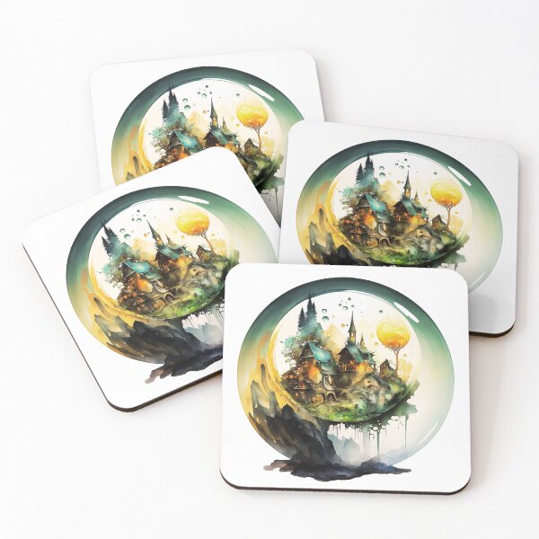 Item preview, Elvish Haven: A Vibrant, Mixed-Media Tribute to the Enchanting World of Elves designed and sold by GraphicTeesCo-.