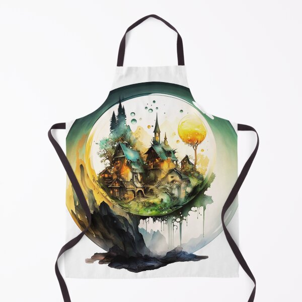 Item preview, Elvish Haven: A Vibrant, Mixed-Media Tribute to the Enchanting World of Elves designed and sold by GraphicTeesCo-.