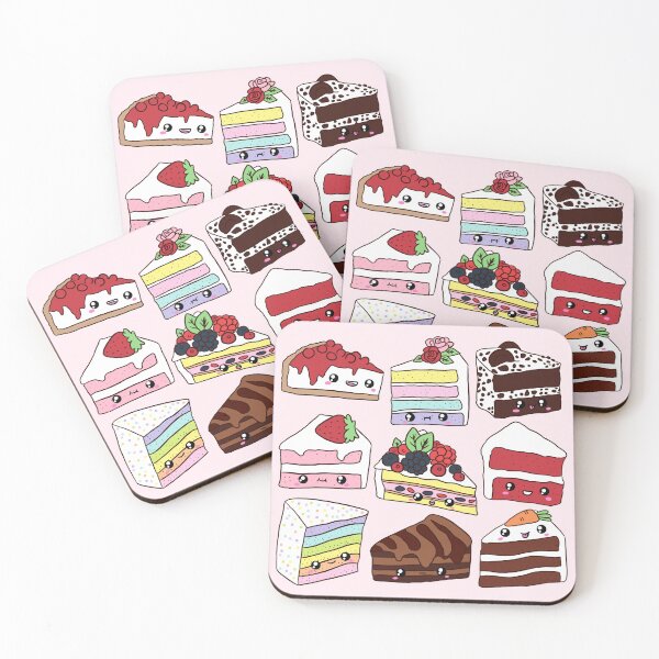 Item preview, Kawaii cakes pattern  designed and sold by Yarafantasyart.