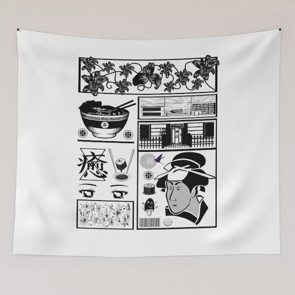 Item preview, Japanese Mix Vaporwave Aesthetic Japan Classic designed and sold by vibeno1.