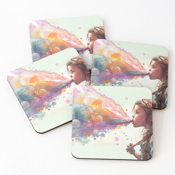 Item preview, Girl with bubblegum designed and sold by Dudilis.