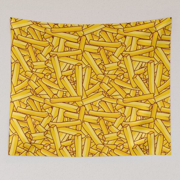 Item preview, French Fries Cartoon Pattern designed and sold by CreativeBridge.