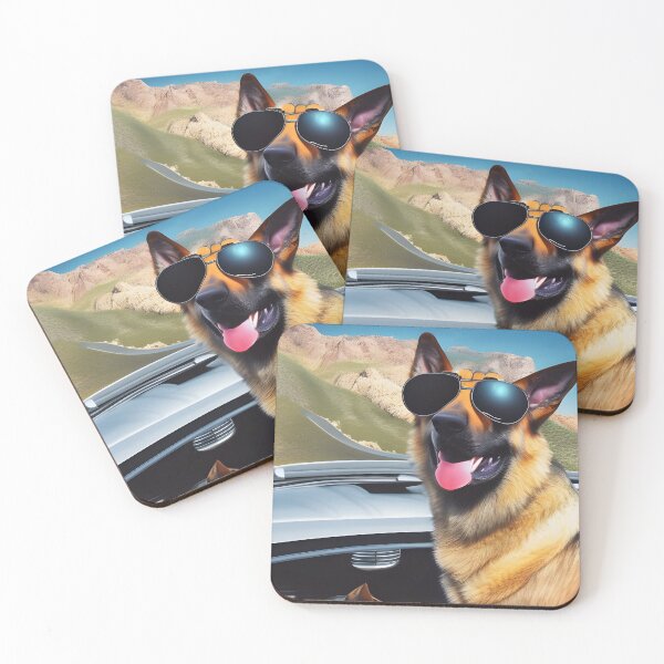 Item preview, Dog wearing sunglasses. German shepherd wearing sunglasses. Gsd lover. Gsd momma designed and sold by Doggymadness.