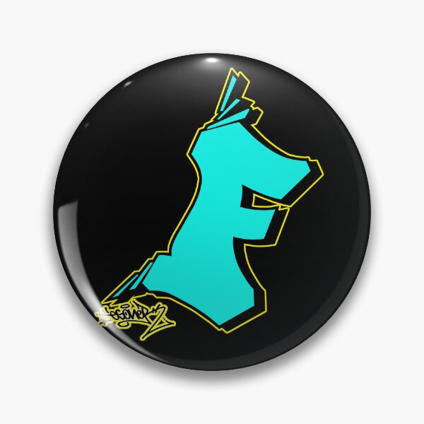 Item preview, BLUE LETTER F BY ESONE URBAN GRAFFITI STREET STYLE  designed and sold by GraffitiBomberZ.