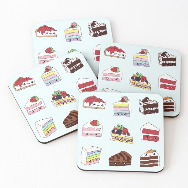 Item preview, Kawaii cakes pattern  designed and sold by Yarafantasyart.