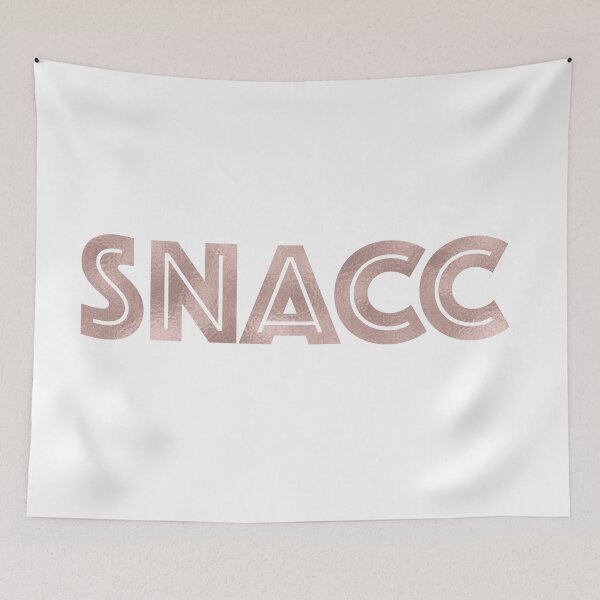 Item preview, SNACC - rose gold quote designed and sold by RoseAesthetic.