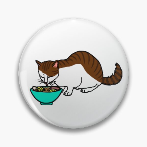 Item preview, Cat Eating RAMEN! designed and sold by IlPomodoro.