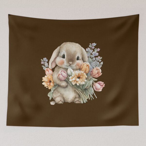 Item preview, Watercolor Bunny Rabbit designed and sold by Juliascutecornr.
