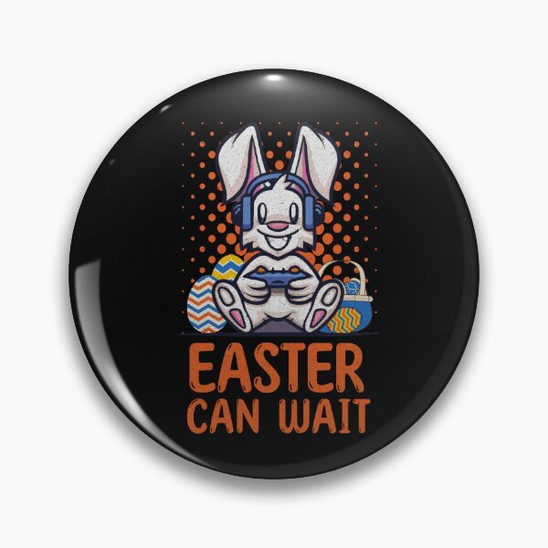 Item preview, Video Game Easter Bunny Eggs Easter Can Wait Gaming Zocker Design T-Shirt designed and sold by LumbardaDesigns.