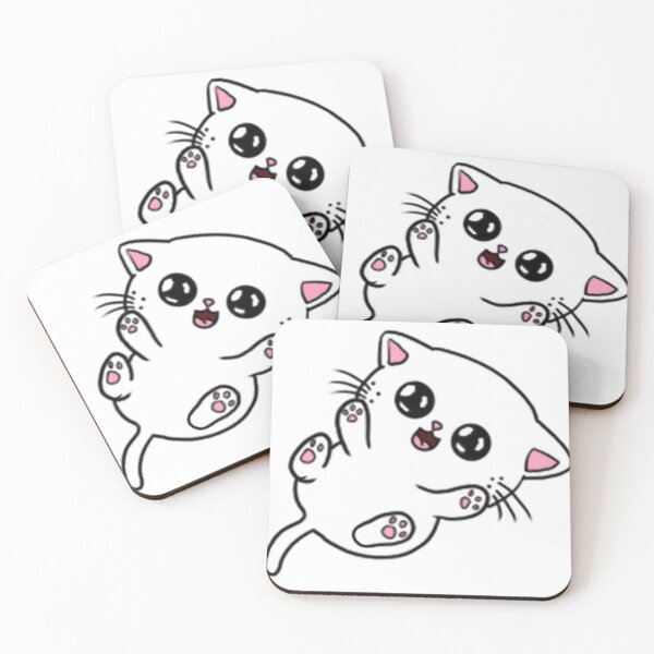 Item preview, Little Cute White Cat designed and sold by IlPomodoro.