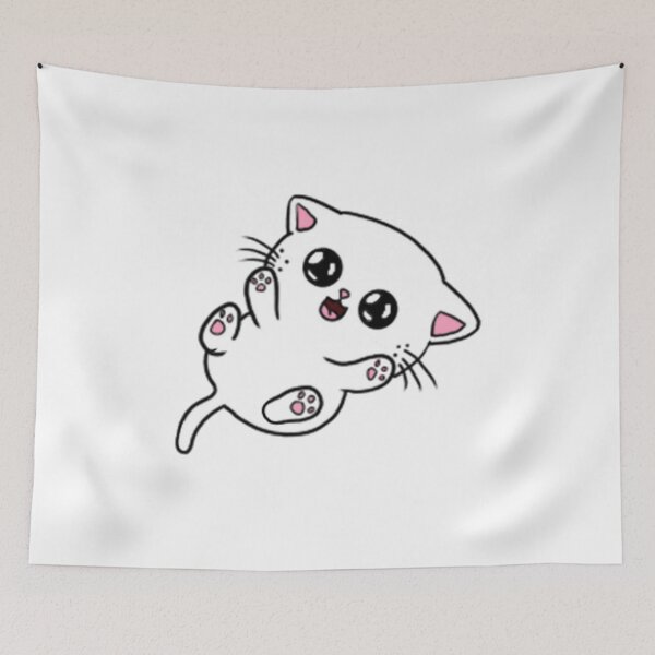 Item preview, Little Cute White Cat designed and sold by IlPomodoro.
