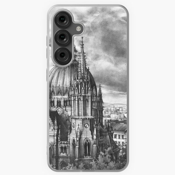 Item preview, City of Vienna - pencil illustration designed and sold by Katarzyna Kmiecik.