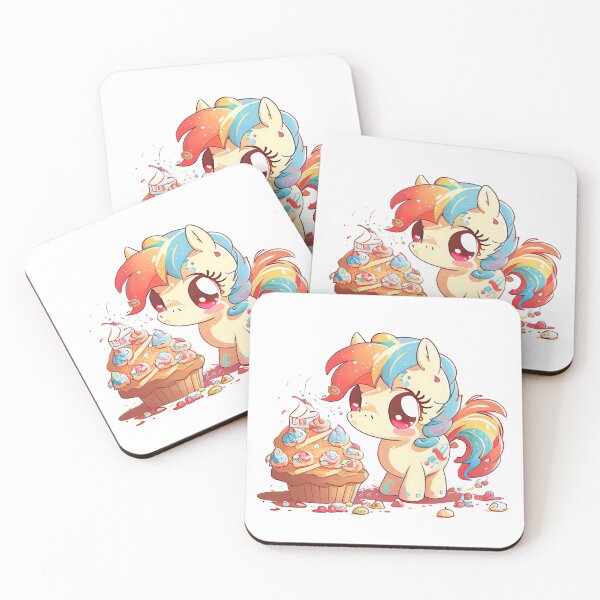 Item preview, Colorful Cartoon Kawaii Norwegian Fjord Horse - Horses 20th Century designed and sold by MLArtifex.