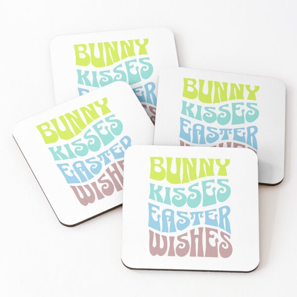 Item preview, Bunny Kisses Easter Wishes funny Easter Bunny quotes designed and sold by GraphicDream.
