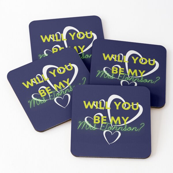 Item preview, Will you be my Mrs Johnson? designed and sold by Record Rebel.