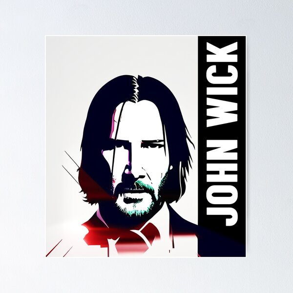 Artikel-Vorschau von John Wick - fan art, designt und verkauft von Bernd Friese.