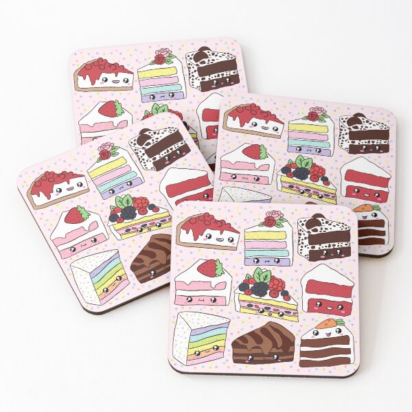 Item preview, Kawaii cakes pattern  designed and sold by Yarafantasyart.