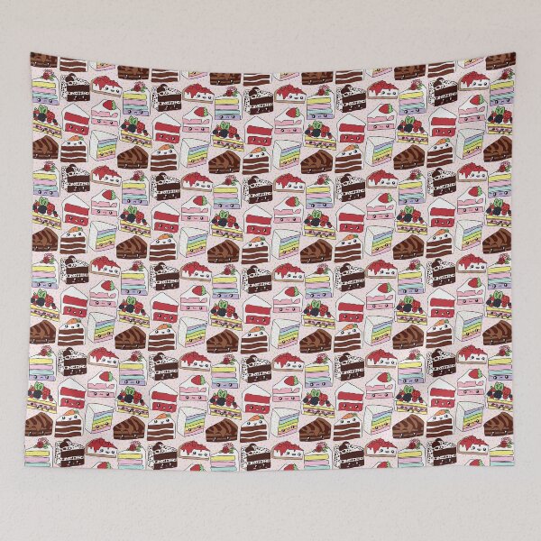 Item preview, Kawaii cakes pattern  designed and sold by Yarafantasyart.