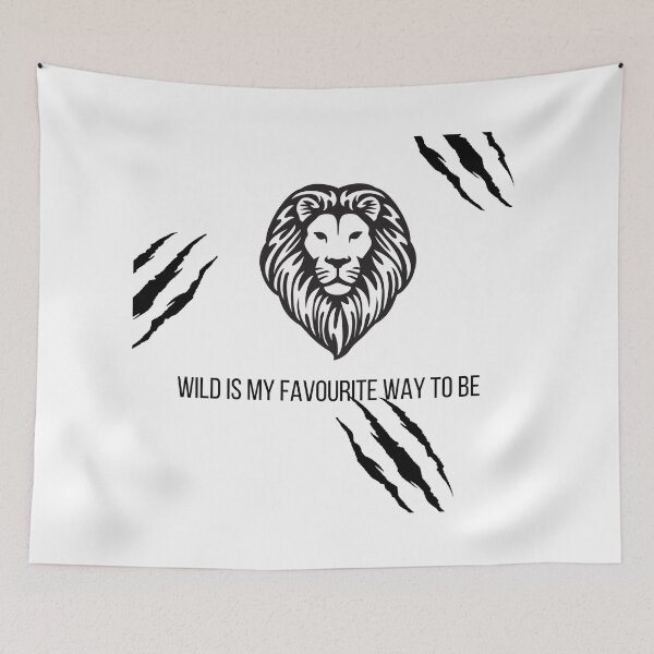 Item preview, Wild is my favourite way to be designed and sold by TheWondrousShop.