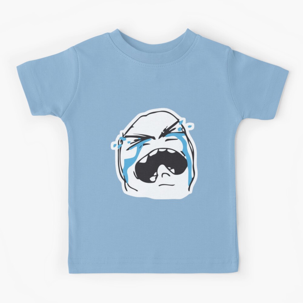 sad troll face | Kids T-Shirt