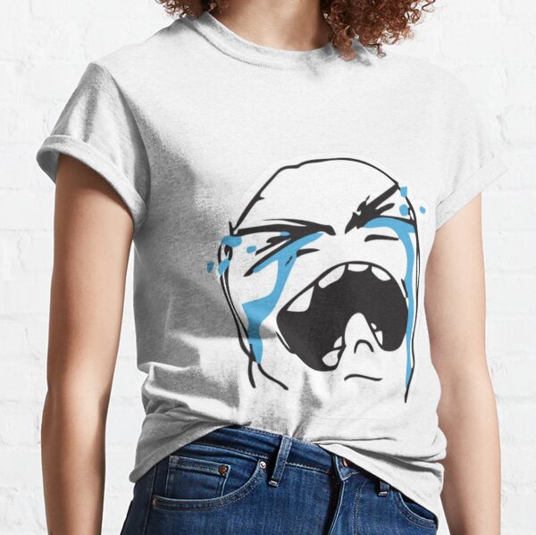 sad troll face | Kids T-Shirt