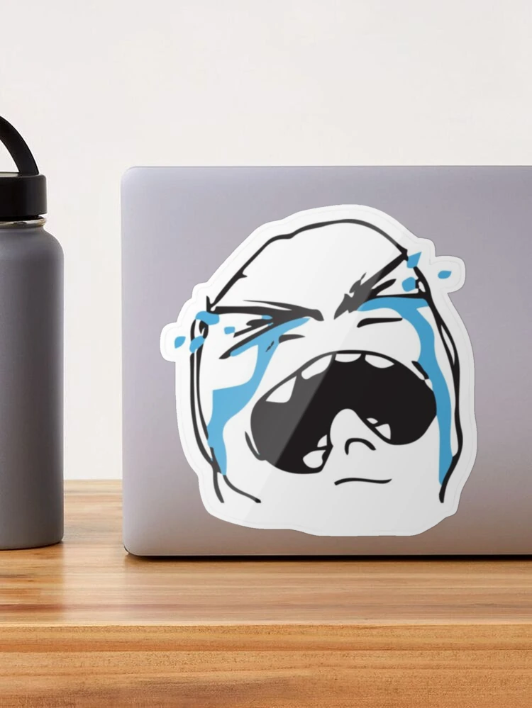 sad troll face Sticker for Sale by dedi puryono