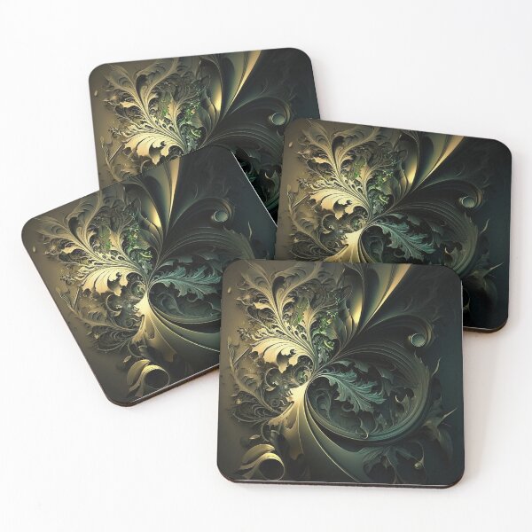 Item preview, Green Abstract Shapes Design designed and sold by EnzoZs.