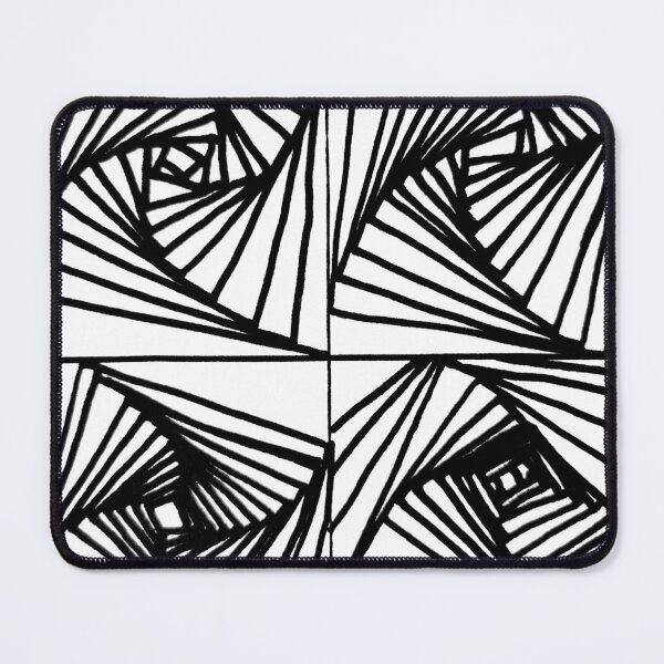 Item preview, Black white abstract pattern designed and sold by Myartspace.