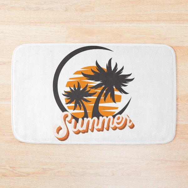 Item preview, Orange Illustration Sunset Beach Summer Cute Designs designed and sold by ChromaMyst.