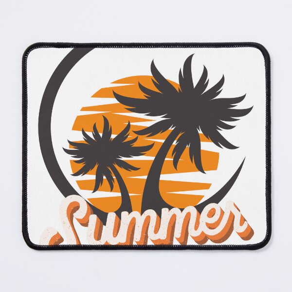Item preview, Orange Illustration Sunset Beach Summer Cute Designs designed and sold by ChromaMyst.