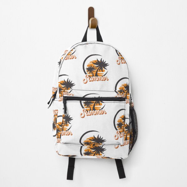 Item preview, Orange Illustration Sunset Beach Summer Cute Designs designed and sold by ChromaMyst.