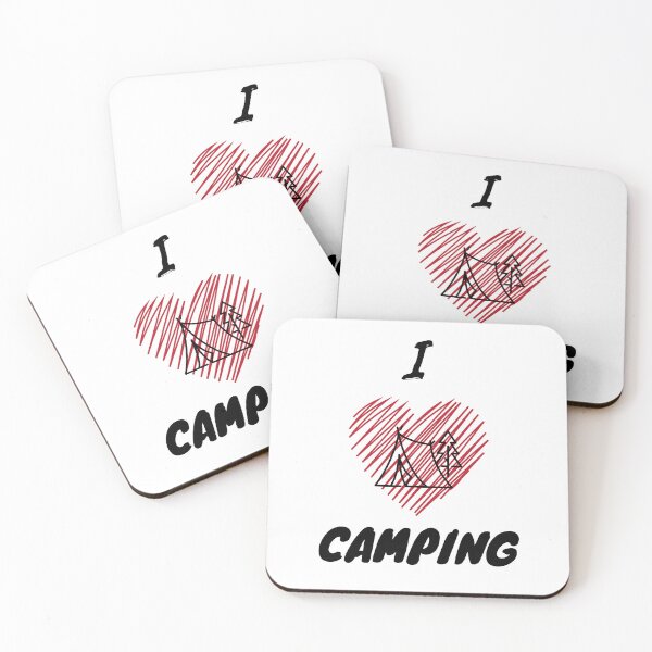 Item preview, I love camping designed and sold by TheWondrousShop.