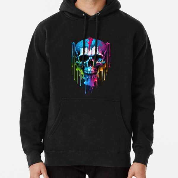 551 - Drippy Skull Hoodie