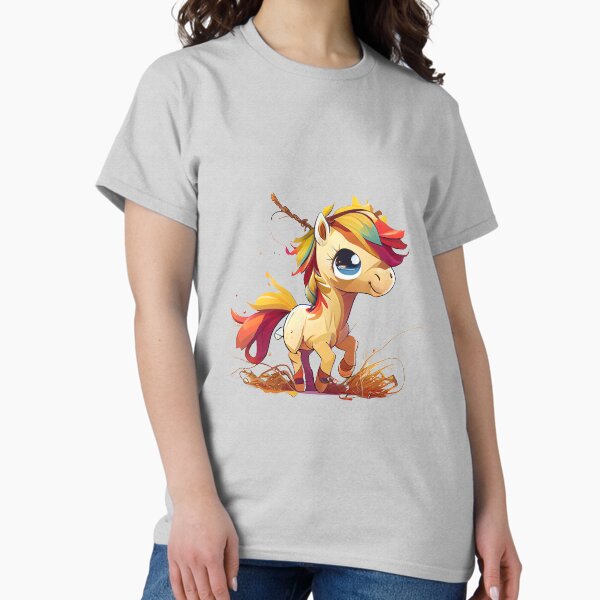 Item preview, Cute Colorful Cartoon Norwegian Kawaii Fjord Horse - Horses 23 designed and sold by MLArtifex.