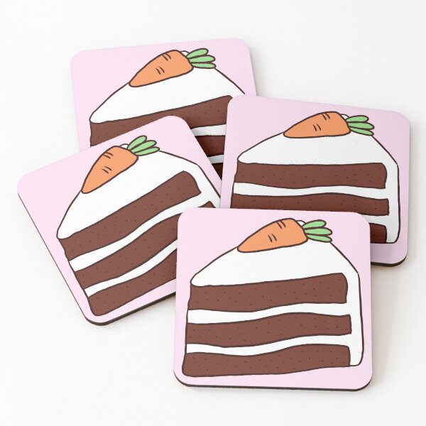 Item preview, Cute carrot cake illustration  designed and sold by Yarafantasyart.
