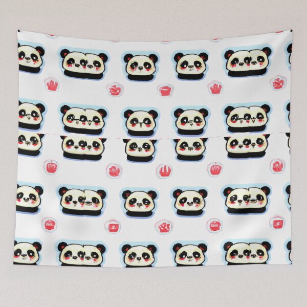 Item preview, Cute kawaii panda kids  t-shirts. designed and sold by bloosoms.