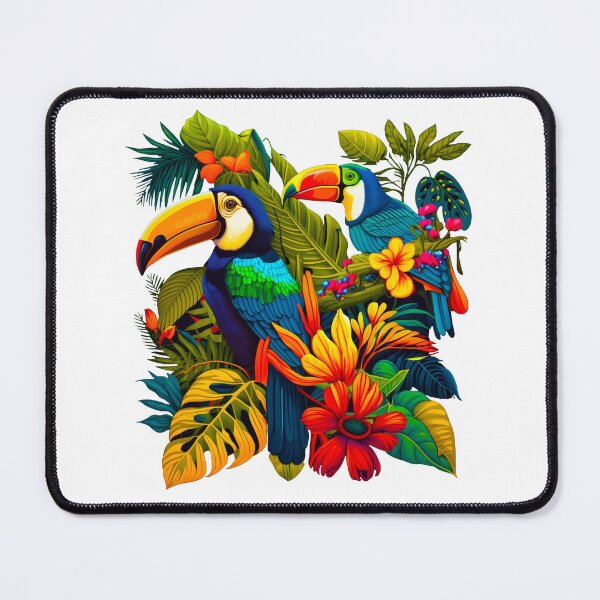 Item preview, Tropical Birds Paradise colorful illustration designed and sold by Gerald Waters.