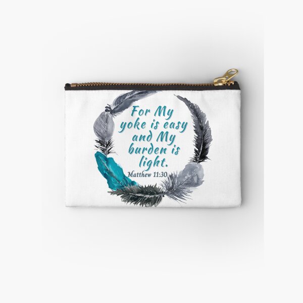 Item preview, Matthew 11:30 - For My yoke is easy and My burden is light designed and sold by FlutterByH.