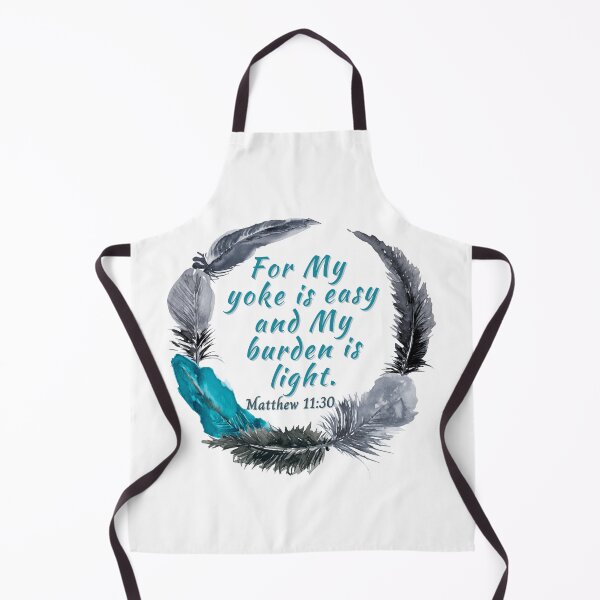 Item preview, Matthew 11:30 - For My yoke is easy and My burden is light designed and sold by FlutterByH.