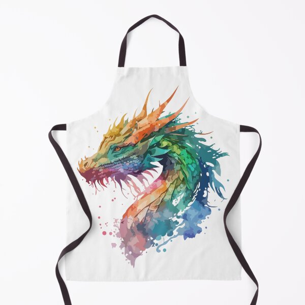 Item preview, Colorful Fantasy Dragon in Watercolor designed and sold by Jakub Nawrocki.